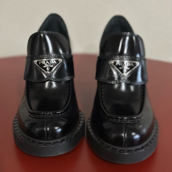 Prada Heeled Loafers - Picture 2 of 10